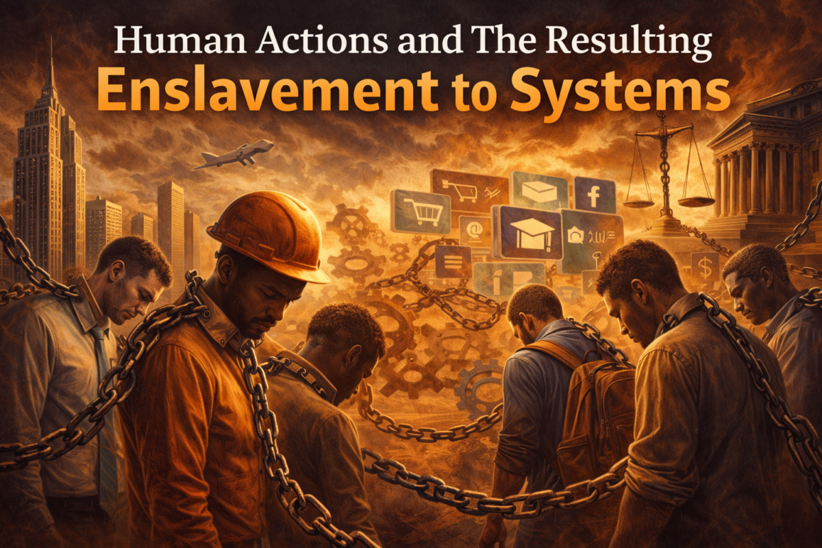 Human Actions and The Resulting Enslavement to Systems
