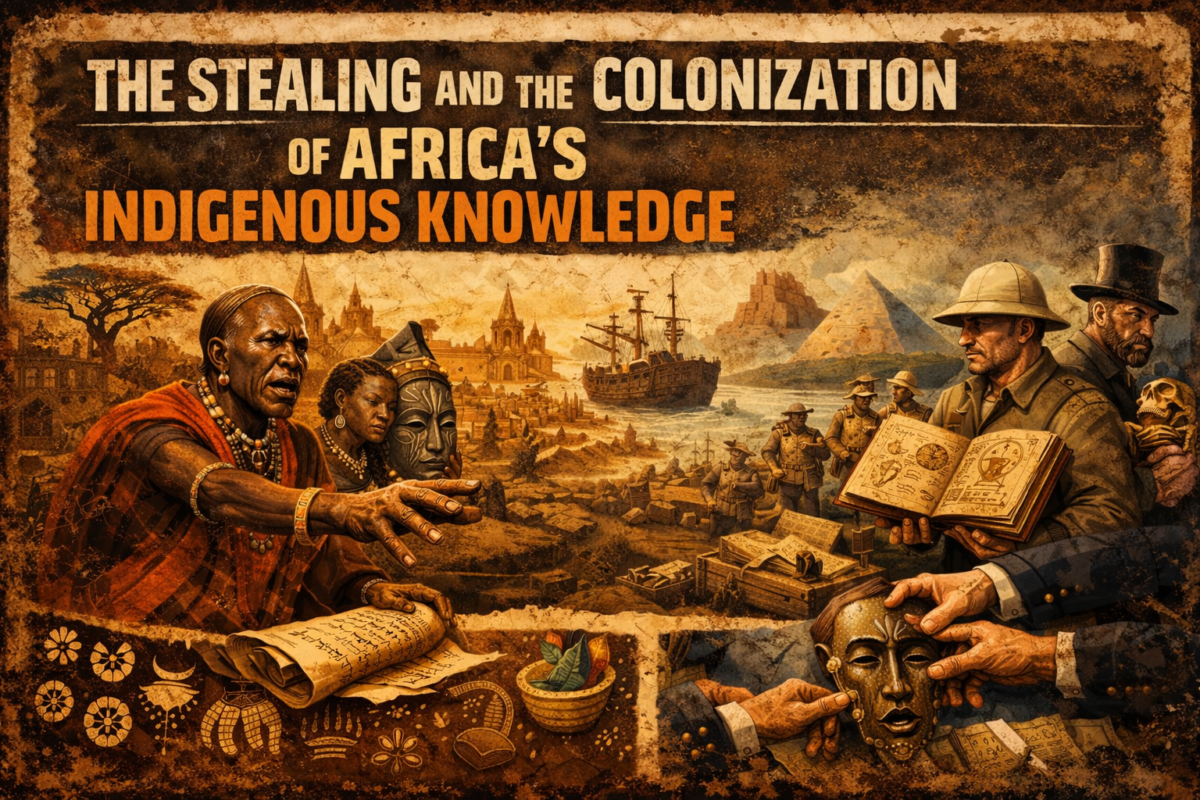 THE STEALING AND THE COLONIZATION OF AFRICA’S INDIGENOUS KNOWLEDGE